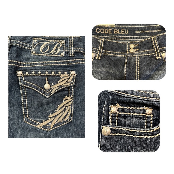 Code Blue Bootcut Jeans Size 6 Annette - Picture 5 of 5
